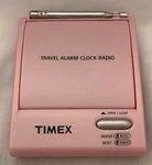 Vintage Timex Clock Flip Top Travel Alarm Am/fm Radio T315P. Fixed Price $29.95.