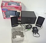 Pa Cyber Acoustic 14 Watts Amplified Speaker System CA3001. Fixed Price $40.00.