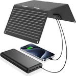 Ecosonique 30W Solar Panel Charger Portable Foldable, Usb-c & Usb-a Charging, Et. Fixed Price $63.96.