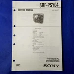 Sony SRF-PSY04 Service Manual Original Paper Oem Repair Guide Usa. Fixed Price $37.44.