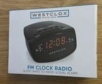 Westclox Fm Clock Radio Black Dual Alarm Digital Display Sleep Wake Snooze. Fixed Price $9.49.