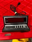 Vintage Spartus Apollo Digital Alarm Clock Red Led Battery Reserve Wood Base. Fixed Price $17.09.