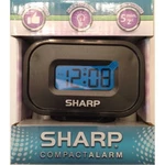 Sharp Compact Alarm Clock - Model: 93621. Fixed Price $19.99.