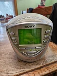 Sony Liv & Am/fm Radio Alarm ICF-CD853V Retro Vintage Tested Works!. Fixed Price $30.00.