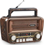 Gelielim Portable Radio Am Fm, Vintage Retro Bluetooth 5.3 Speaker, Shortwave. Fixed Price $48.60.