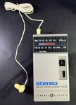 Vintage General Electric 7-1600B Stereo Am/fm Headset Radio VA9. Fixed Price $5.00.