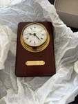 Beautiful Barigo Ship Clock With Quartz Movement On Wood Tested Box. Fixed Price $49.00.