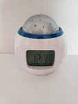 Starry Sky Alarm Clock Night Light For Kids 10 Sounds White New In Box. Fixed Price $12.99.