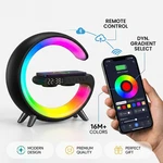 15W Wireless Charging Lamp Bluetooth Speaker Alarm Clock Rgb Mood Light. Fixed Price $51.69.