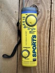 Vtg Yellow Sports Stylish Am/ Fm Pocket Radio Hand Strap 90S Style Tested Works. Fixed Price $14.24.