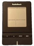 Radioshack Indoor Thermometer Clock 6300332 Mem Mode Black Travel Sleek Classic. Fixed Price $12.99.