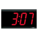 Pyramid 41357G 11-7/16" Digital Master Wall Clock, Black. Fixed Price $216.99.