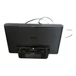 Nwot Sony Black ICFCS15IPN Lightning Iphone Ipod Clock Radio Speaker Dock. Fixed Price $50.00.