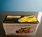 Solar Handcrank - Emergency Radio, Am/fm Flashlight, Charger, Siren New. Fixed Price $17.19.