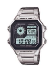 Casio Men's Quartz Multifunction Silver-tone Bracelet 42MM Watch AE1200WHD-1A. Fixed Price $49.99.