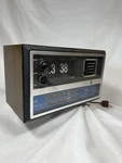 General Electric Flip Number Vtg 1970'S Alarm Clock Am-fm Radio C4315B. Fixed Price $74.87.