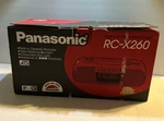 Panasonic RC-X260 Am/fm Black Stereo Clock Radio -cassette Recorder Read. Fixed Price $87.95.