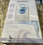 Sony ICF-CD73V Shower Player Clock Weather Radio New Sealed Mint!. Fixed Price $339.99.