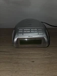 Memorex MC-2842 Silver Dual Alarm Clock Am/fm Radio Cd Player Stereo Tested. Fixed Price $18.00.
