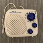 Radioshack Optimus Model 12-796-AM/FM Water Resistant Portable. Fixed Price $29.99.