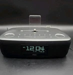 Ihome IDL44 Fm Clock Radio With Lightning Dock And Usb Port Power Cord + Antenna. Fixed Price $18.49.