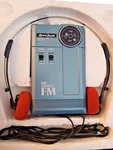Vintage Cardinal Stereo Am/fm Receiver Radio Original Headphones And Box Tested. Fixed Price $24.99.