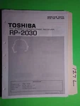 Toshiba RP-2030 Service Manual Original Repair Book Stereo Headphone Radio. Fixed Price $19.98.