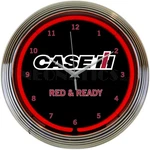 Case International Harvester Ih Red & Ready Light Up Neon Garage Wall Clock. Fixed Price $84.99.