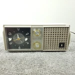 Vintage Zenith L519 Tube Radio Clock Telechron Am 1950'S Mcm White Works!. Fixed Price $67.77.