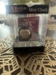 Marylin Monroe Mini Desk Clock By Mz Berger (2010). Fixed Price $37.50.