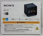 Sony ICF-C1 Am/fm Alarm Clock Radio With Battery Backup Black. Fixed Price $19.99.