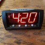 Westclox Digital Alarm Clock Vintage Retro Black Large Dispay Model 66705. Fixed Price $12.89.
