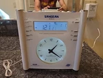 Sangean RCR-3 Am/fm Atomic Digital Analog Clock Radio- White- Tested. Fixed Price $24.99.