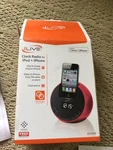 Ilive Icp 101 Clock Radio For Ipad + Iphone, Brand New, Open Box. Fixed Price $30.00.