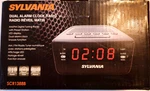 Sylvania Dual Alarm Clock Radio Model SCR1388B. Fixed Price $7.27.