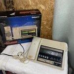Vintage Retro Unisonic Telephone Clock Am Fm Radio 6041 Complete W/ Box. Fixed Price $49.99.