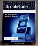 Brookstone Iphone, Ipod, Ipad Dock Charger 30 Pin Black Usb Plug (untested). Fixed Price $12.25.