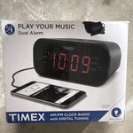 Timex T231GRY Clock Radio Black Digital Am/fm Dual Alarm Large Display. Fixed Price $35.60.
