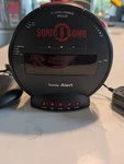 Sonic Alert Bomb Vibrating Alarm Clock With Bed Shaker. Fixed Price $19.99.