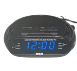 Rca RC207 Digital Clock Radio Usb Charging Dual Alarm Tested Working Black. Fixed Price $15.99.