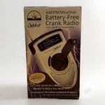 Innovage Am/fm Weather Band Radio Battery-free, Crank Operated Emergency. Fixed Price $15.95.