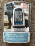 Lewis N. Clark White Digital Flashlight Travel Alarm Clock New / Sealed. Fixed Price $26.99.