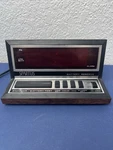 Vintage Spartus Apollo Model 1140 Led Alarm Clock Woodgrain Battery Reserve. Fixed Price $9.79.