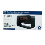 Timex T128BX Dual Alarm Clock With Usb Charging, Led Night Light, Large Snooze. Fixed Price $44.50.