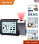Projection Alarm Clock For Bedroom: Digital Lcd With Temperature Date S.... Fixed Price $35.19.