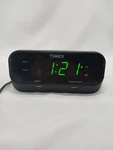 Timex T129 Rediset Dual Alarm Clock, Usb Ports, Corded, Backup Battery Green #. Fixed Price $19.99.
