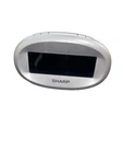 Sharp Model SPC-073 Led Alarm Clock Silver Tested And Working. Fixed Price $6.70.