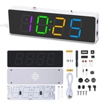 4-DIGIT Rgb Digital Clock Kit With 12H/24H Format, Colorful Led Alarm S.... Fixed Price $28.59.