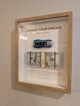 3D Money / Key Wall Art Frame 8.75" X 10.75". Fixed Price $95.00.