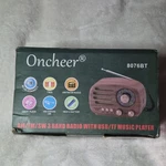 Oncheer 8076BT Am/fm/sw Radio Bluetooth Usb/tf Player Tws 18650 Li-battery Brown. Fixed Price $50.00.